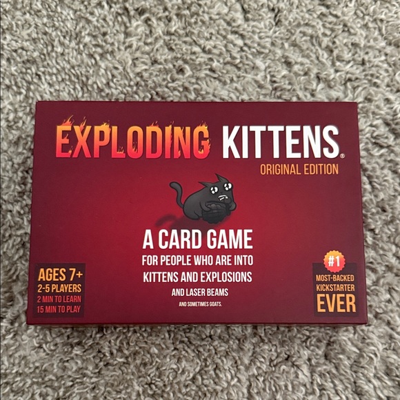 Games | New Exploding Kittens Original Edition Card Game | Poshmark